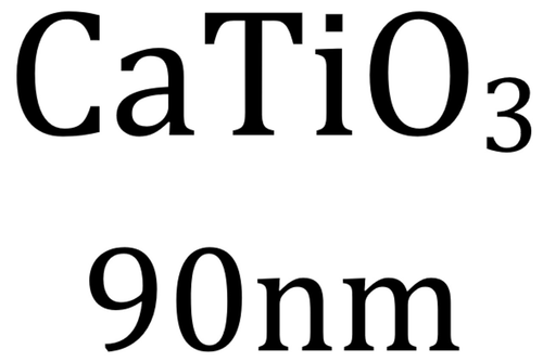 Calcium Titanium Oxide Nanopowder: CaTiO3, APS: 90 nm