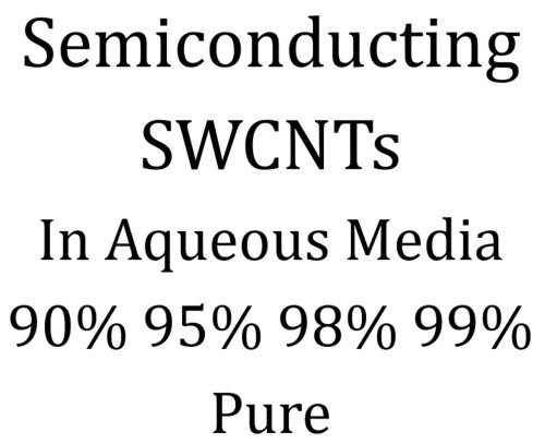 Semiconducting SWCNTs in aqueous media