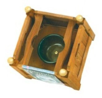 AFK Wooden Christmas Tree Stand Chestnut British Made FSC