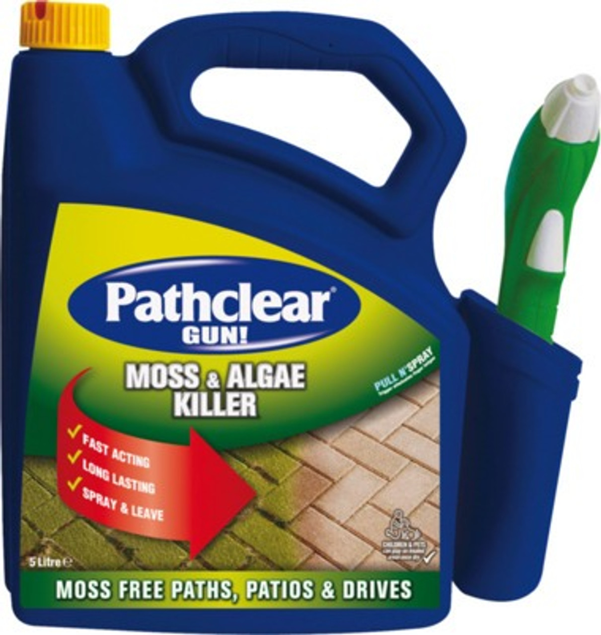 Scotts Pathclear Moss & Algae Killer Liquid 5 Litres 017561