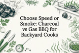 Choose Speed or Smoke: Charcoal vs Gas BBQ for Backyard Cooks