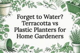Forget to Water? Terracotta vs Plastic Planters for Home Gardeners