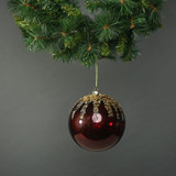 Zanna 15cm Glass Bauble  Zanna 15cm Glass Bauble