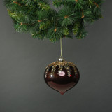 Zanna 15cm Glass Onion Bauble