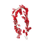 Small and Large Red Berries Garland (150cm)