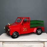  Red No25 Christmas Truck with LED Headlights