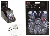 Suction Hooks On Blister Card (Pack of 12)  Suction Hooks On Blister Card (Pack of 12)