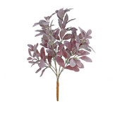 Lambs ear bush flocked glitter Burgundy  Lambs ear bush flocked glitter Burgundy