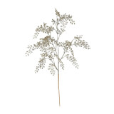 Champagne Glitter Mini Leaf Spray   Champagne Glitter Mini Leaf Spray