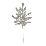 Champagne Glitter Bay Leaf Spray  Champagne Glitter Bay Leaf Spray