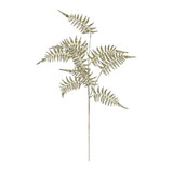 Gold Glitter Fern Spray 