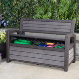 Keter Hudson 227L Storage Bench (Anthracite)