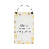 Bloom Where You are Planted Mini Sign 