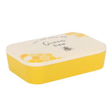 Queen Bee Yellow Bamboo Lunch Box 