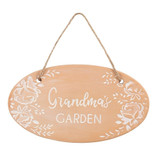 Grandmas Garden Terracotta Plaque 