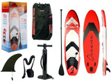  Oceana Red Inflatable Paddle Board & Kit (10FT)