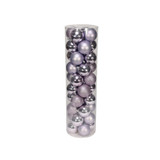 48 Lilac Baubles in Matt, Shiny & Glitter Finish (8cm) 48 Lilac Baubles in Matt, Shiny & Glitter Finish (8cm)