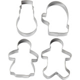 Cookie cutters (Snowman, Glove, Ginger Women & Ginger Man)