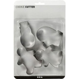 Cookie cutters (Snowman, Glove, Ginger Women & Ginger Man)
