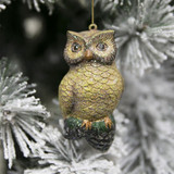 Handmade Straw Owl Hanging Tree Decoration