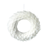 White Feather Wreath (30cm) White Feather Wreath (30cm)