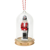 Nutcracker Under a Cloche Hanging Decoration 