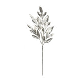 Champagne Metallic Laurel Leaf Spray 