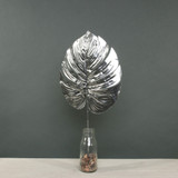 Silver Metallic Monstera leaf (Medium)   Silver Metallic Monstera leaf (Medium)