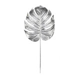 Silver Metallic Monstera leaf (Large) Silver Metallic Monstera leaf (Large)