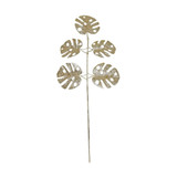 Gold Glitter Monstera Leaf Spray  Gold Glitter Monstera Leaf Spray