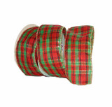 Wired Tartan Ribbon (50mm)