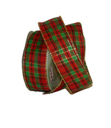 Wired Tartan Ribbon (38mm)