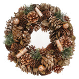 Gold Glitter Cinammon Wreath (30cm)