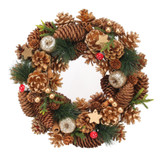  Woodland, Gold Stars & Fruit Wreath (30cm)