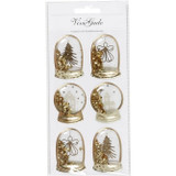 Gold Christmas Shaker Stickers  (Assorted Designs) Gold Christmas Shaker Stickers  (Assorted Designs)