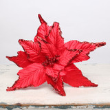 Large Red Poinsettia Pick  Large Red Poinsettia Pick