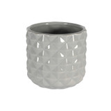 Grey Ceramic Pineapple Pot (10.8cm)