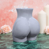 Grey Bum Vase (23cm)