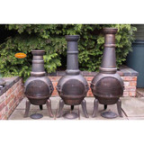 Gardeco Granada Cast Iron Chimenea Extra Large - Bronze - Discontinued