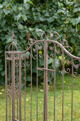 Rusty Brown Antique Ornamental Gates