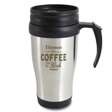 Personalised Coffee OClock Travel Mug - Discontinued