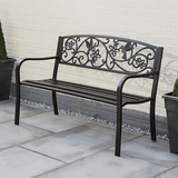 Hummingbird Garden Bench Galvanised