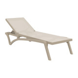 Pacific Sun Lounger (Taupe/Taupe)