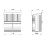 Shiplap Pent Garden Bar (6x3)