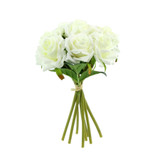 Ivory Arundel Rose Bouquet (26cm)