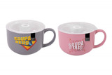 Soup Mug With Lid (assorted)