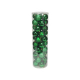 48 Holiday Green Baubles in Matt, Shiny & Glitter Finish (8cm) 48 Holiday Green Baubles in Matt, Shiny & Glitter Finish (8cm)