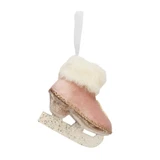 Pink Velvet Ice Skate Hanging Decoration 