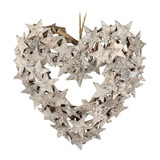 Birch Heart Shaped Wreath (25cm)