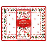 Christmas Joy Placemat & Coaster Set (Pack of 4)